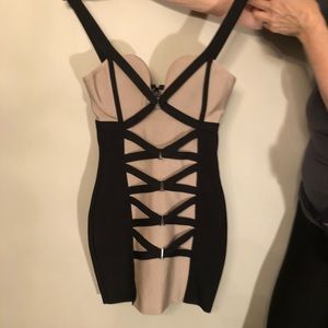 Classic Kim Kardashian Bandage Dress XS Sexy sexy!